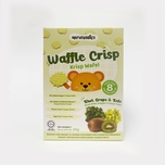 Natu Foodies Waffle Crisp - Kiwi + Grape + Kale (Suitable for 8 months or above) 20g