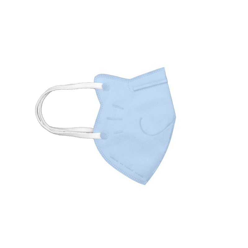 SAVEWO救世立體喵兒童口罩(獨立包裝)(2-6歲小童適用) - 藍色 30片