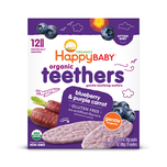 Happy Baby Organics Teething Wafers (Blueberry Purple Carrot) 4g x 12pcs