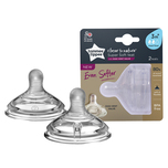 Tommee Tippee Closer to Nature Super Soft Teats 2pk - Medium Flow