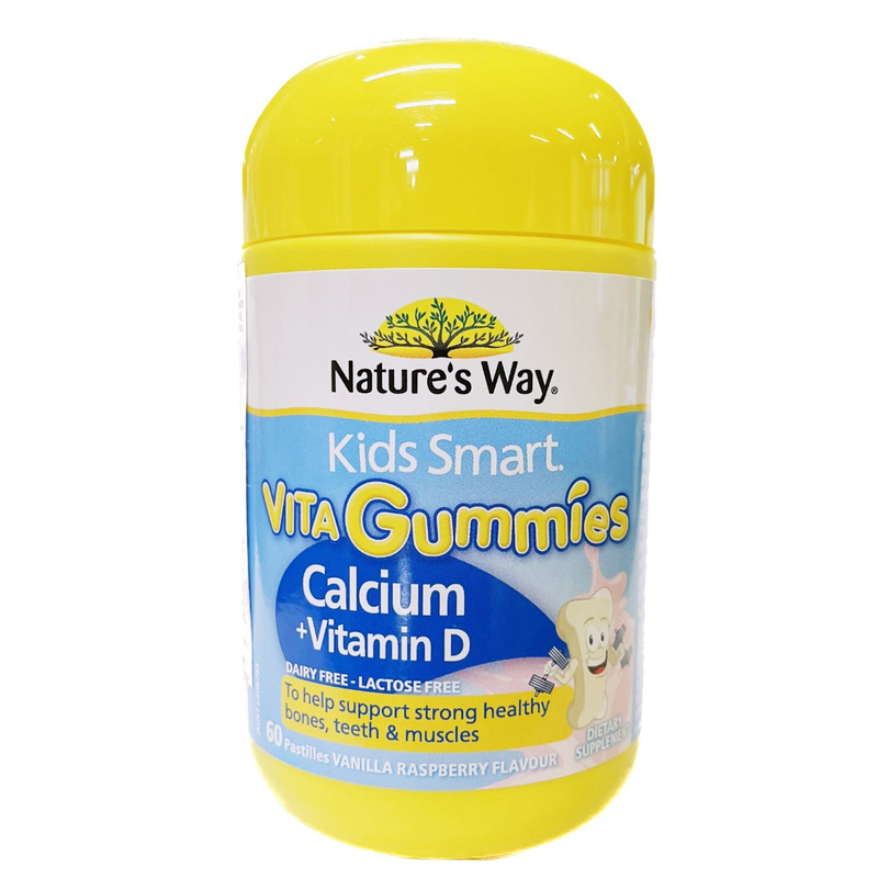 Nature’s Way Kids Smart Vita Gummies Calcium + Vitamin D 60s