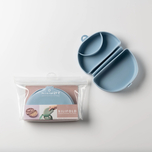 Miniware Silifold Folding Lunch Box (Blue) 1Pc