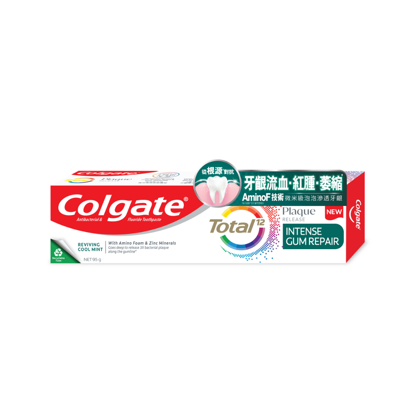 Colgate高露潔全效專業深層牙齦修護牙膏(清涼薄荷) 95克