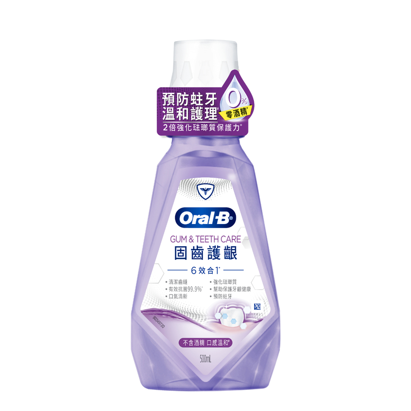 Oral B 6-in-1 Gum & Teeth Care Rinse 500ml