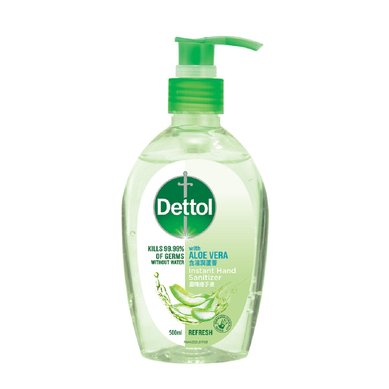 Dettol Hand Sanitizer - Aloe Vera  500ml