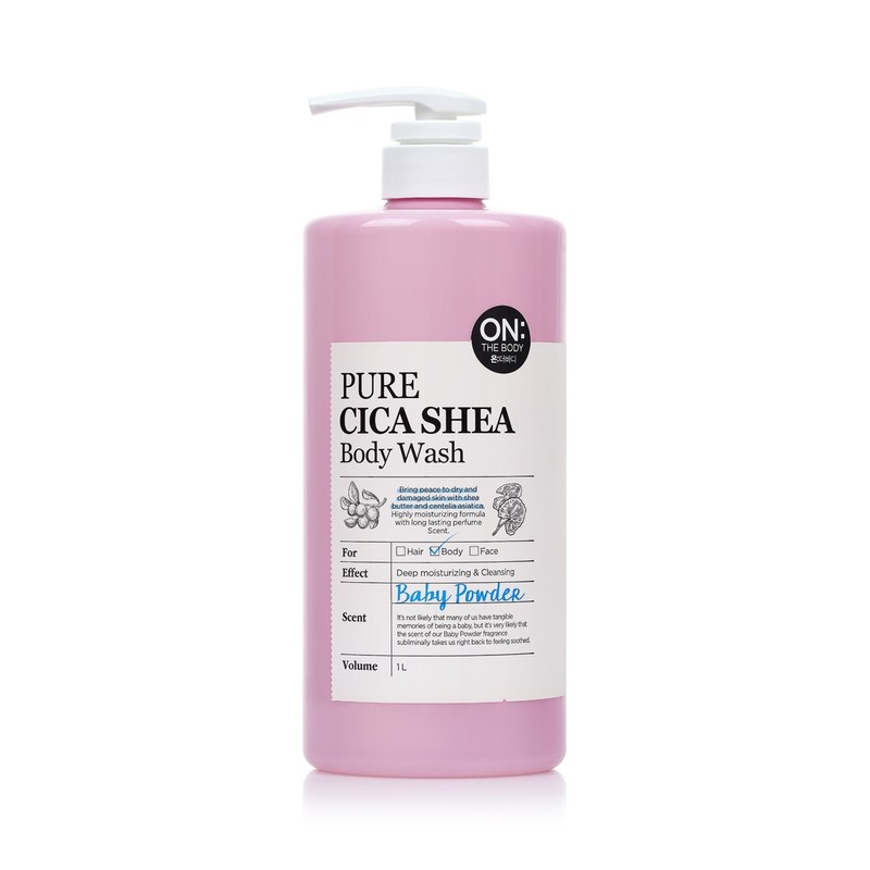 ON: THE BODY Pure Cica Shea Body Wash (Baby Powder scent) 1000ml