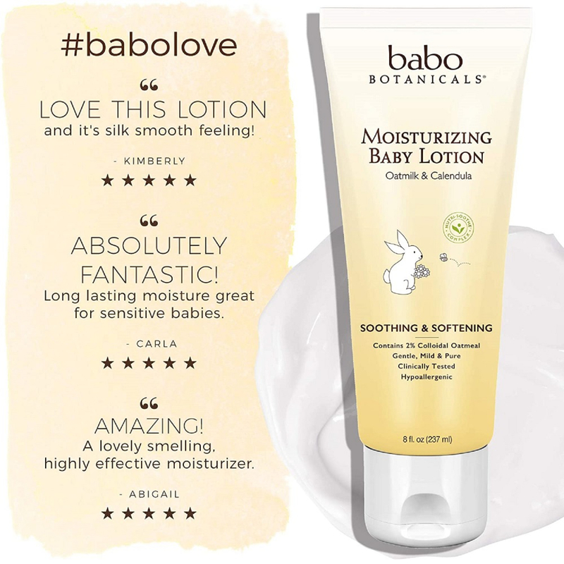 Babo Botanicals Oatmilk & Calendula Moisturizing Lotion 237ml