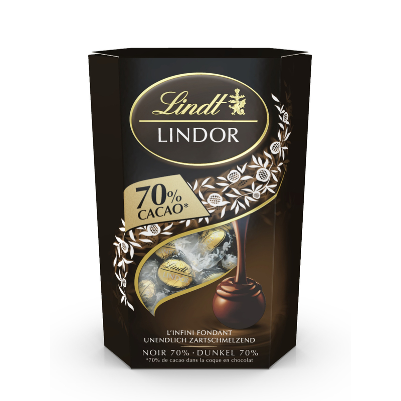 Lindt Lindor Cornet Dark 70% 200g