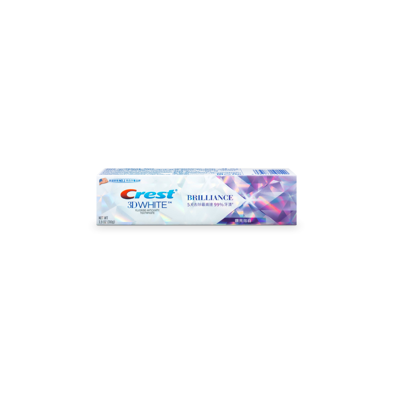 Crest 3D White Brilliance-Vibrant Peppermint 110g