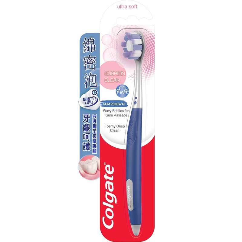 Colgate Cushion Clean Gum Renewal Toothbrush 1pc (Random Color)