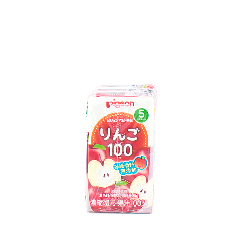 Pigeon Food Apple Juice 125ml x 3pcs