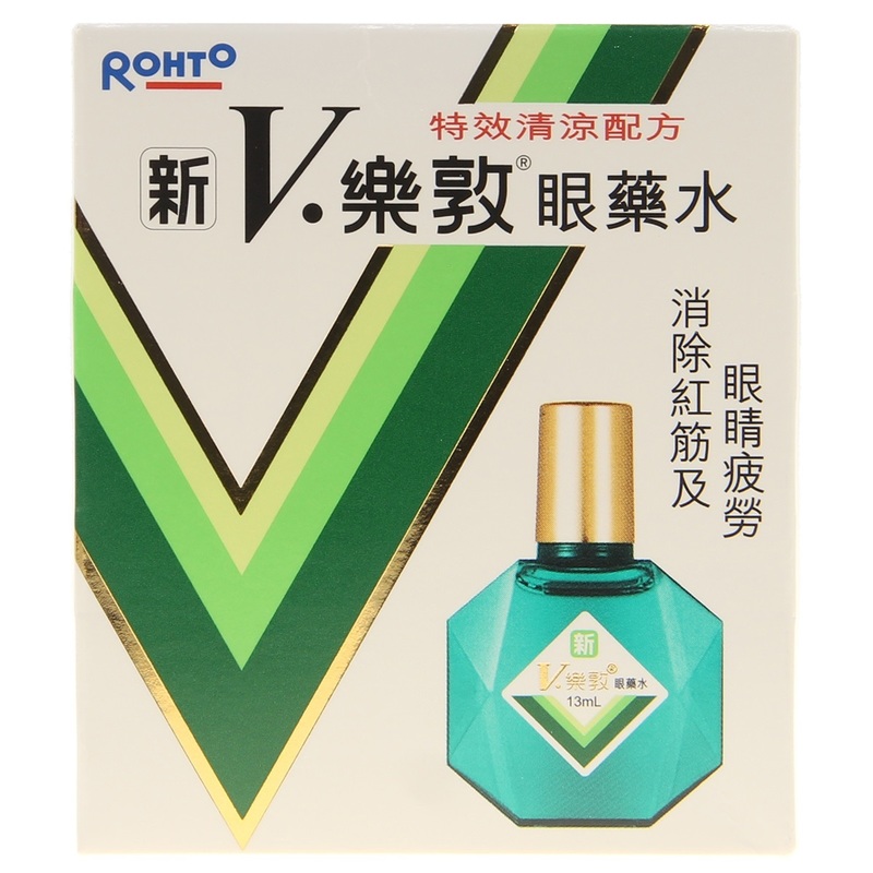 New V Rohto Plus Eye Drops 13ml