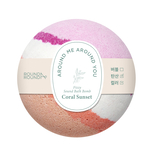 ROUND AROUND Fizzy Sound Bath Bomb [Coral Sunset] 150g