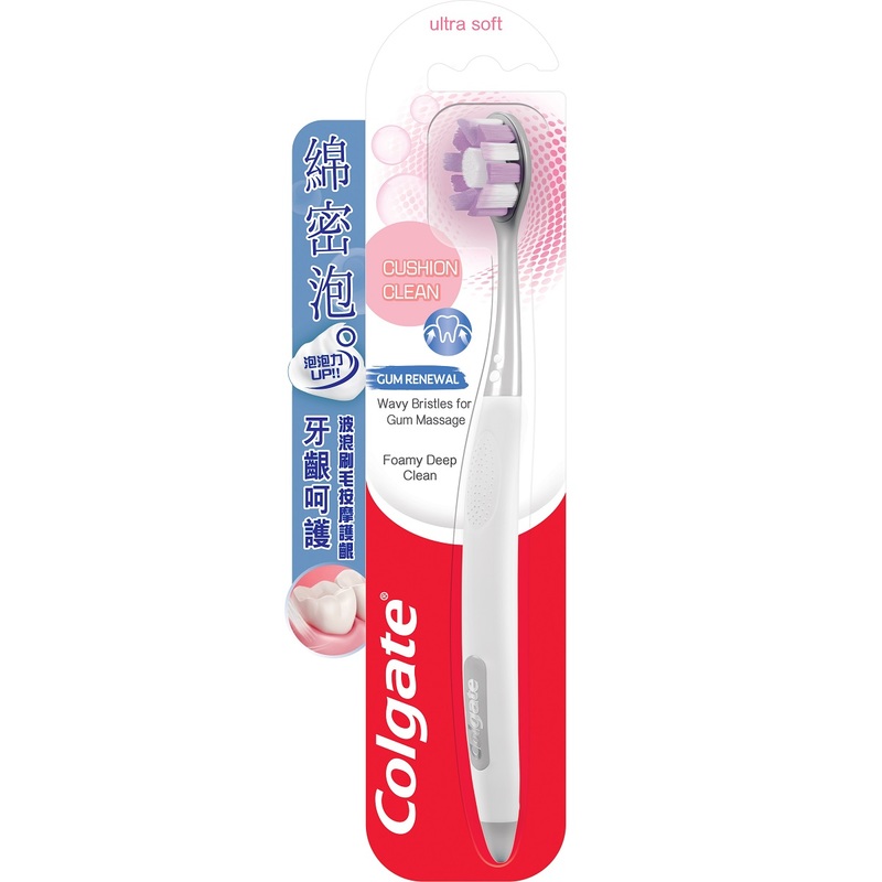 Colgate Cushion Clean Gum Renewal Toothbrush 1pc (Random Color)