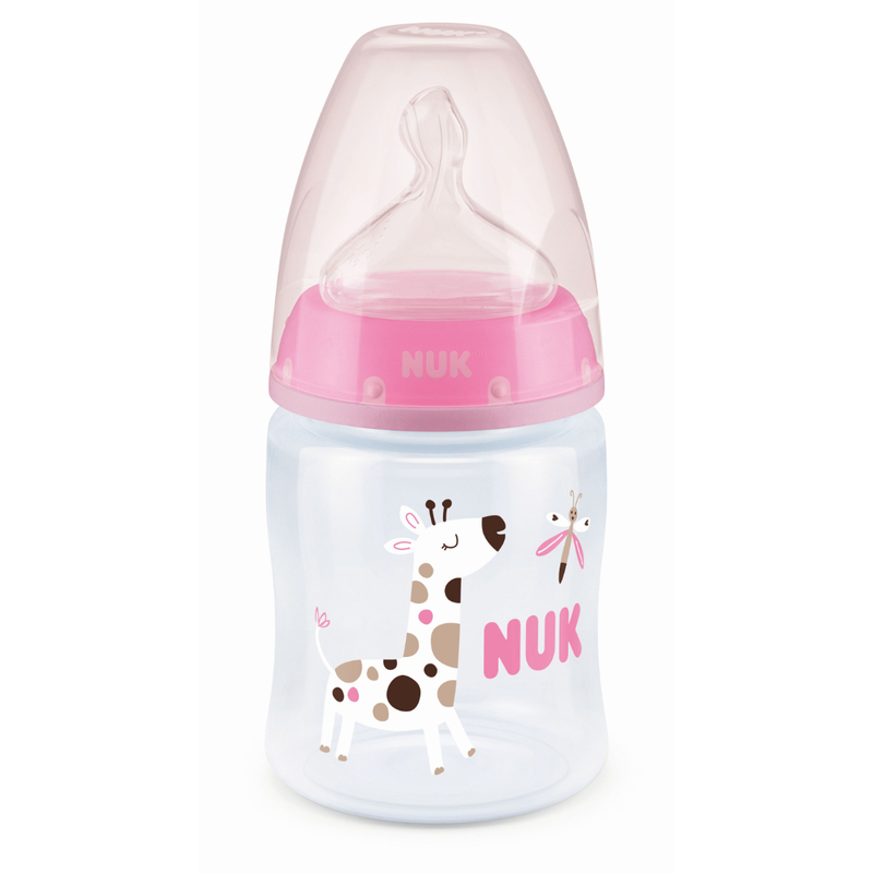 NUK PCH PP Bottle with Silicon Teat (0-6Months) (Random Color) 150ml