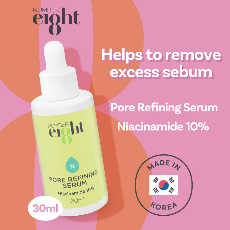 NUMBER eI8ht Pore Refining Serum - Niacinamide 10% 30ml