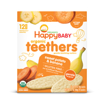 Happy Baby Organics Teething Wafers (Banana Sweet Potato) 4g x 12pcs
