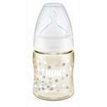 NUK Pch寬口PPSU奶瓶/矽膠奶嘴0-6個月中孔 (顏色隨機) 150毫升