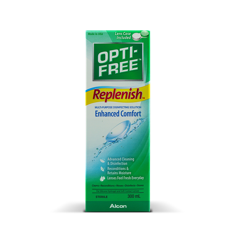 Alcon Opti-Free RepleniSH多功能消毒隱形眼鏡藥水 300毫升 x 3支
