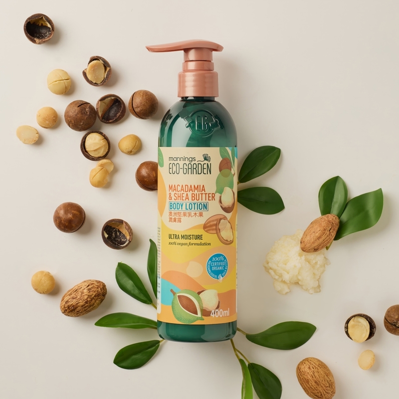 Mannings Eco-Garden Macadamia & Shea Butter Ultra Moisture Body Lotion 400ml